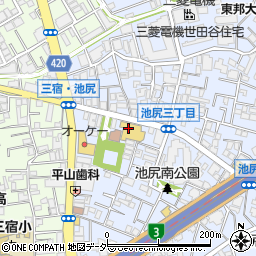 株式会社梅丘寿司の美登利総本店　池尻店周辺の地図
