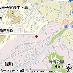 東京都八王子市緑町28周辺の地図