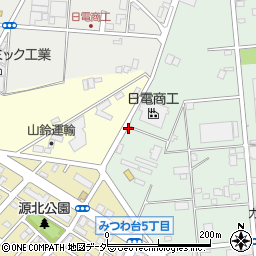 日電商工株式会社　千葉工場周辺の地図