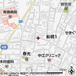 東京都世田谷区船橋1丁目48-31周辺の地図