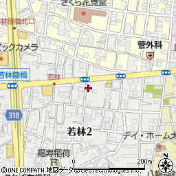 日本基督教団使徒教会周辺の地図