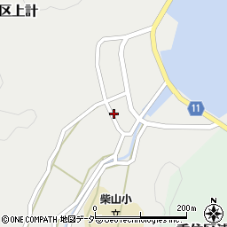 兵庫県美方郡香美町香住区上計1284周辺の地図
