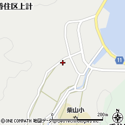兵庫県美方郡香美町香住区上計1245周辺の地図