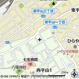 東京都日野市西平山1丁目28周辺の地図
