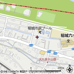 東京都稲城市大丸2144-25周辺の地図