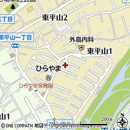 公社平山住宅１４号棟周辺の地図