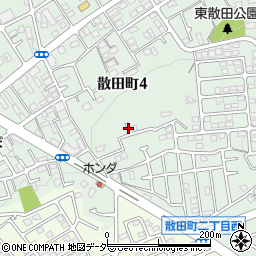 東京都八王子市散田町4丁目周辺の地図