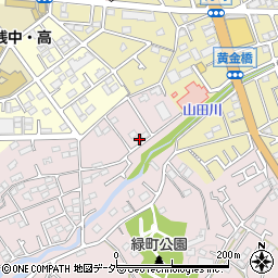 東京都八王子市緑町21周辺の地図