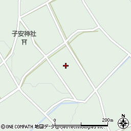 岐阜県中津川市付知町白沢周辺の地図