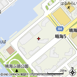 東京都中央区晴海5丁目5周辺の地図