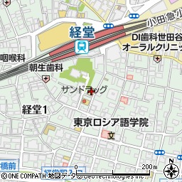 串カツ田中 経堂店周辺の地図
