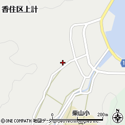 兵庫県美方郡香美町香住区上計1200周辺の地図