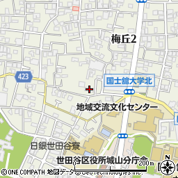 東京都世田谷区梅丘2丁目21-2周辺の地図