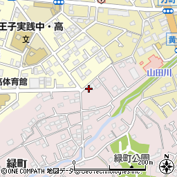 東京都八王子市緑町27周辺の地図