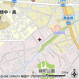 東京都八王子市緑町23周辺の地図