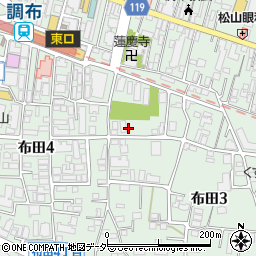 東京都調布市布田3丁目3周辺の地図
