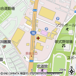 千葉トヨタ自動車穴川店周辺の地図