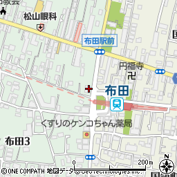 オズファーマシー布田駅前薬局周辺の地図