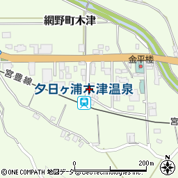 木津温泉駅周辺の地図