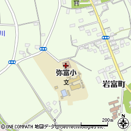 弥富公民館周辺の地図