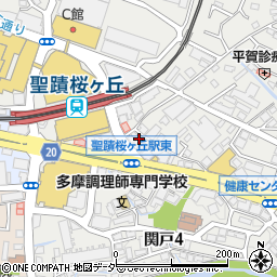 日高屋 聖蹟桜ヶ丘店周辺の地図