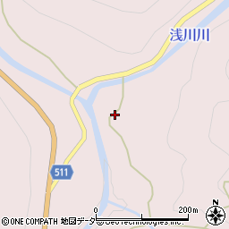 山梨県大月市七保町浅川2053周辺の地図