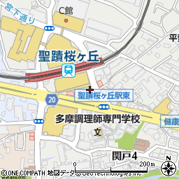 セブンイレブン聖蹟桜ヶ丘駅前店周辺の地図