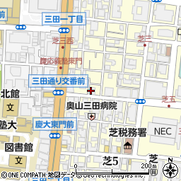三田會計舎（税理士法人）周辺の地図