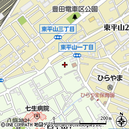 東京都日野市西平山1丁目27周辺の地図