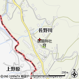 神奈川県相模原市緑区佐野川3143周辺の地図