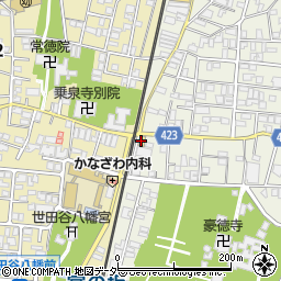 ローソンストア１００世田谷豪徳寺店周辺の地図