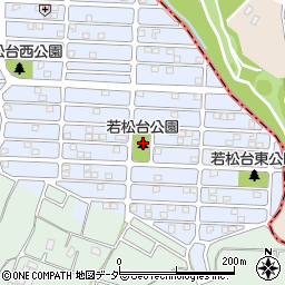 若松台公園周辺の地図