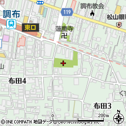 東京都調布市布田3丁目2周辺の地図