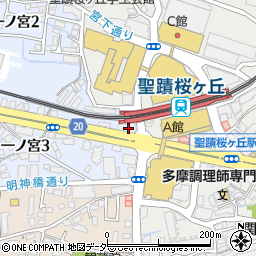 三菱ＵＦＪ銀行多摩支店周辺の地図