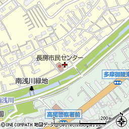 東京都八王子市長房町506-23周辺の地図