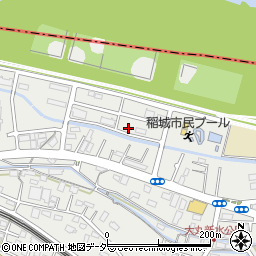 東京都稲城市大丸3108-18周辺の地図