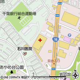 千葉興業銀行ジョイフル本田千葉店 ＡＴＭ周辺の地図
