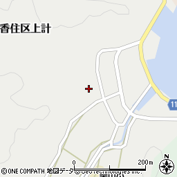 兵庫県美方郡香美町香住区上計1801周辺の地図