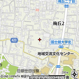 東京都世田谷区梅丘2丁目21周辺の地図