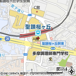 京王ストア桜ヶ丘店周辺の地図