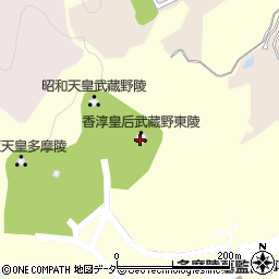 香淳皇后武蔵野東陵周辺の地図