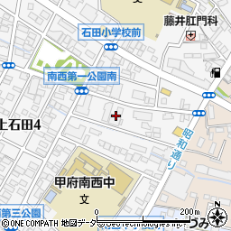 伊藤園甲府支店周辺の地図
