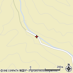 山口館金山鉱泉周辺の地図