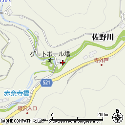 神奈川県相模原市緑区佐野川740-1周辺の地図