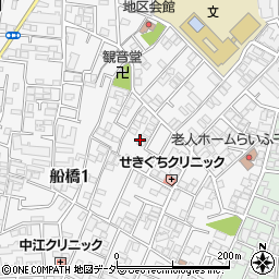 東京都世田谷区船橋1丁目18周辺の地図