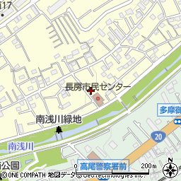 東京都八王子市長房町506-17周辺の地図