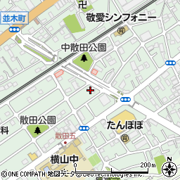 日本ホーリネス教団　八王子キリスト教会周辺の地図