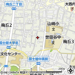 東京都世田谷区梅丘2丁目13-17周辺の地図