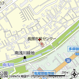 東京都八王子市長房町506-14周辺の地図