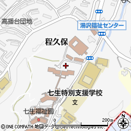 東京都日野市程久保周辺の地図